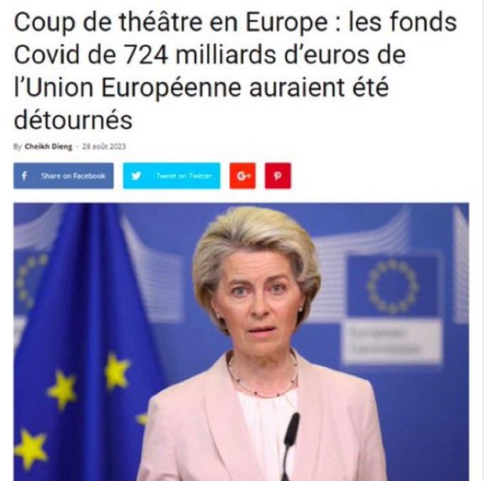 Refus Enquete Eurodeputes van der Leyen pfizer